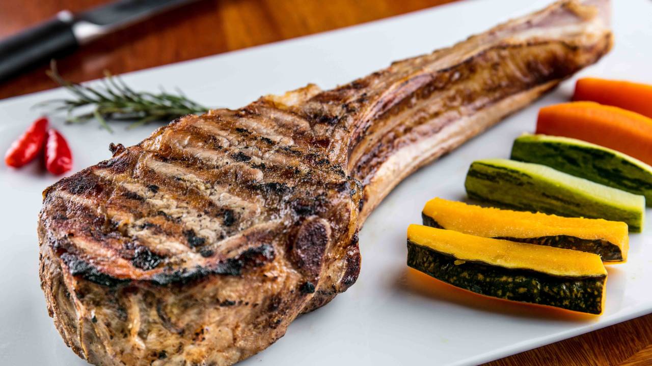 Esplanada Grill: prime rib com legumes