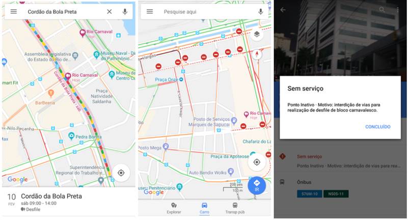 Aplicativo mapeia os principais blocos do Rio em tempo real