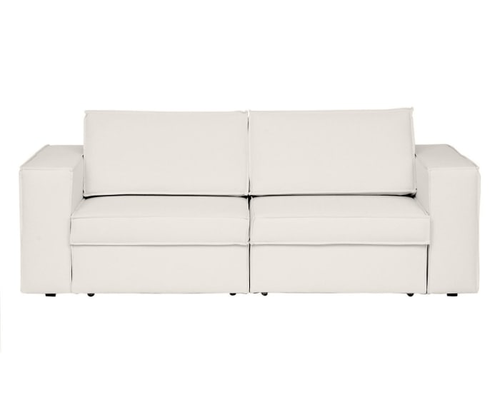 Sofá Modular Retrátil Mama Chá Branco (R$ 2999,00)