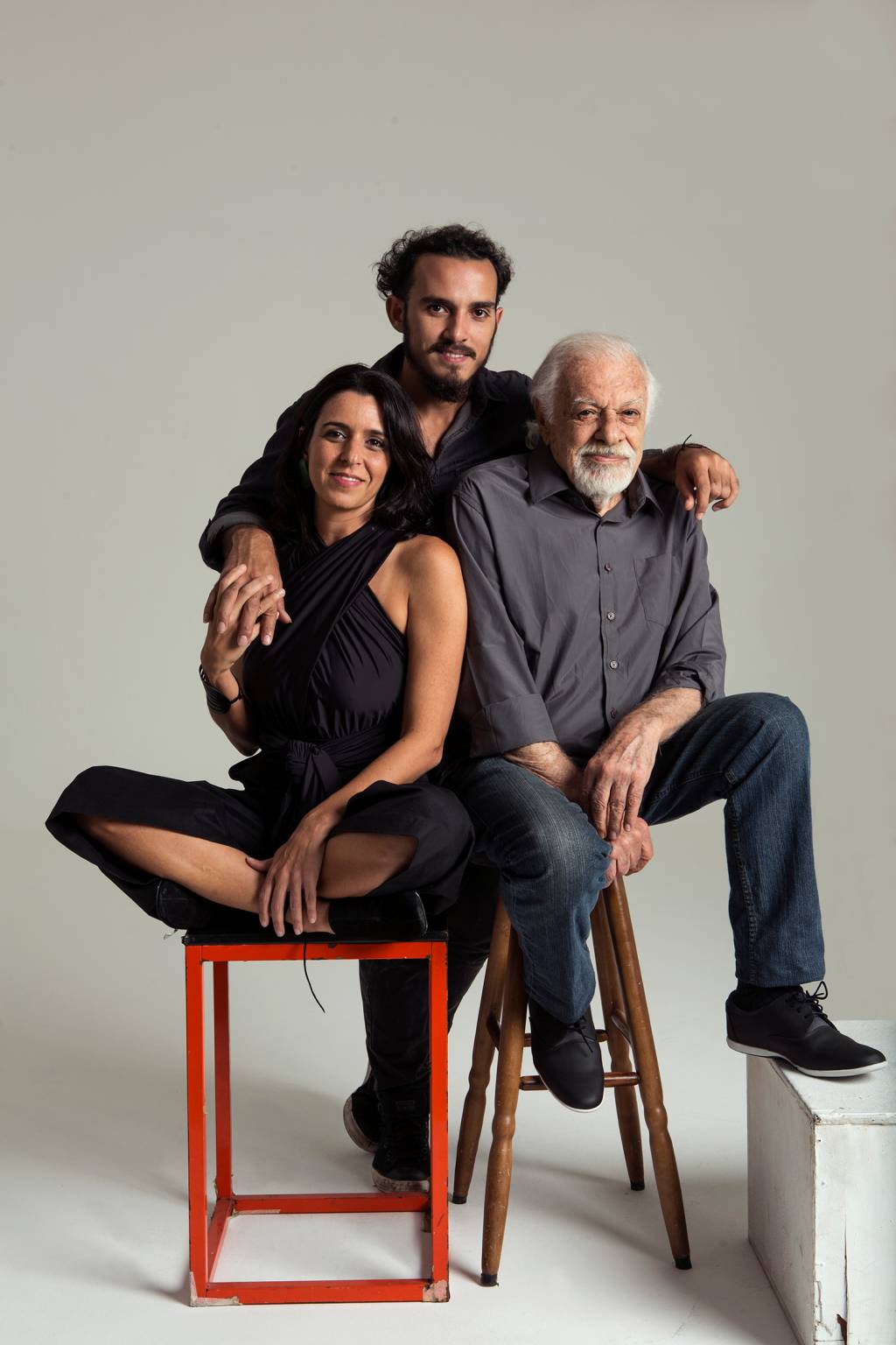 Sergio Ricardo e filhos