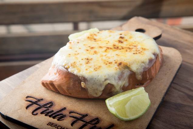 Casquinha de siri gratinada com queijo Casquinha de siri gratinada com queijo