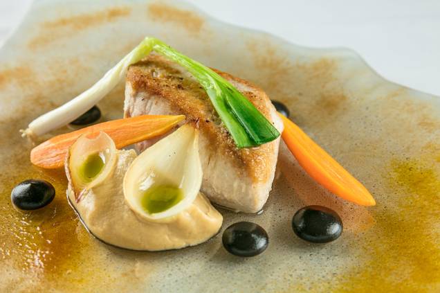 Térèze; peixe com purê de couve-flor Térèze; peixe com purê de couve-flor