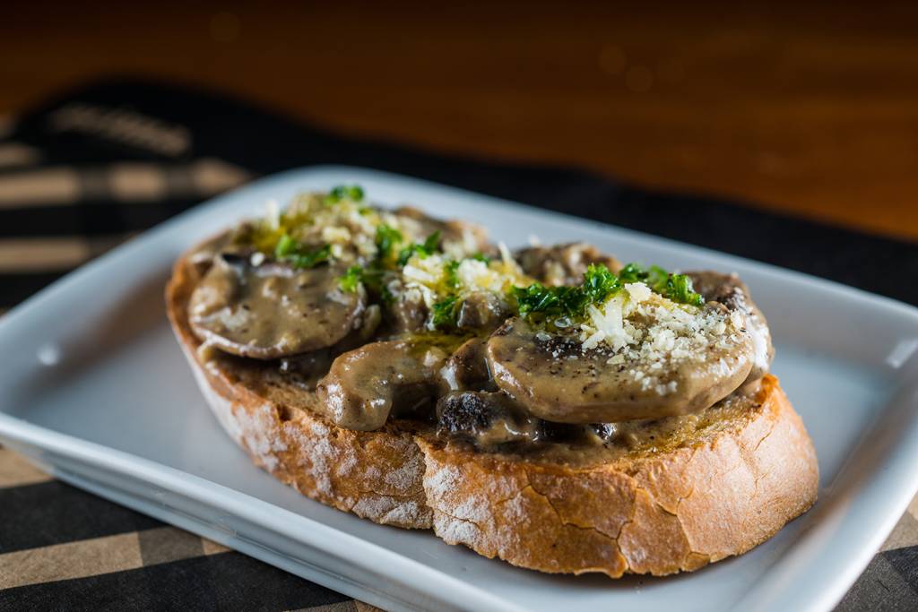 bruschetta cogumelo Prima bruschetta cogumelo Prima