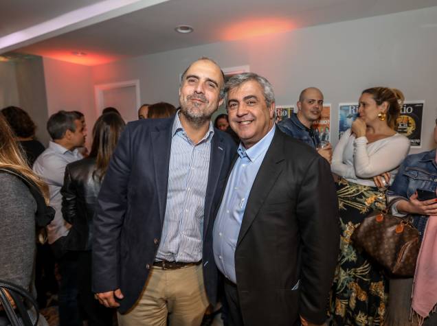 O advogado André Martins e o médico Gilberto Ururahy