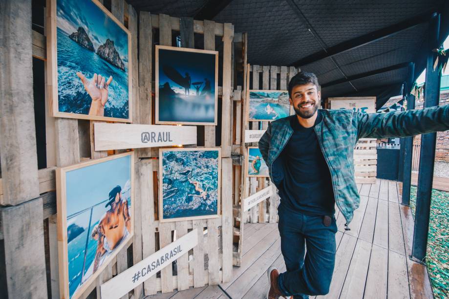 O fotógrafo Raul Aragão, autor dos cliques da mostra O Arquipélago Azul, sobre Fernando de Noronha