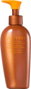 Brilliant Bronze Quick Self-Tanning Gel, da Shiseido. R$ 260,00 Brilliant Bronze Quick Self-Tanning Gel, da Shiseido. R$ 260,00