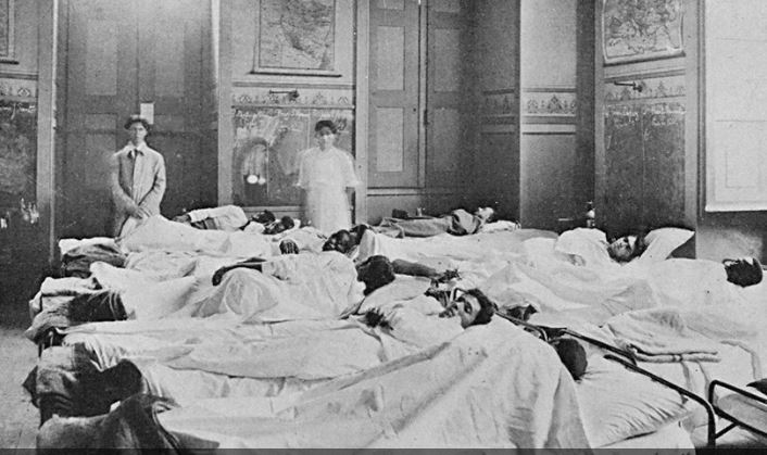 Doentes gripe espanhola Doentes gripe espanhola