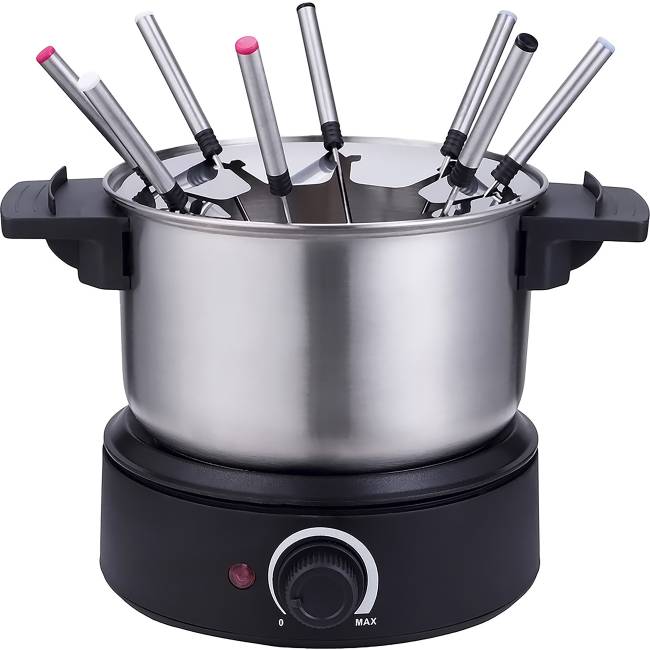 Shoptime_Panela de Fondue Elétrica Fun Kitchen – R9,99 Shoptime_Panela de Fondue Elétrica Fun Kitchen – R9,99