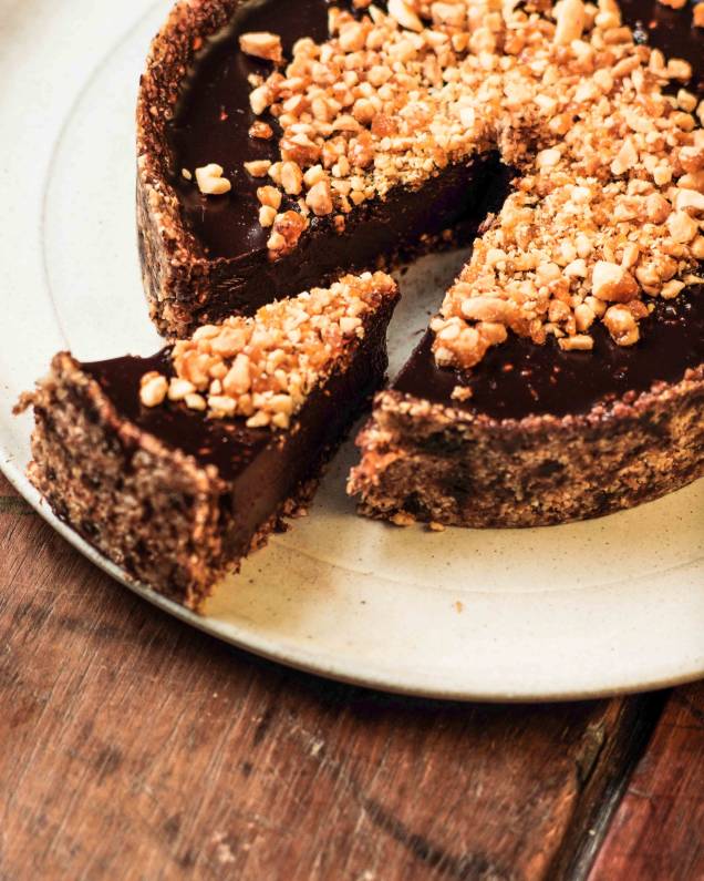 Conflor: torta vegana de chocolate crocante