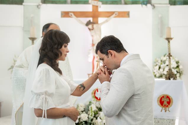 Casamento intimista de Leticia e Juliano Cazarré