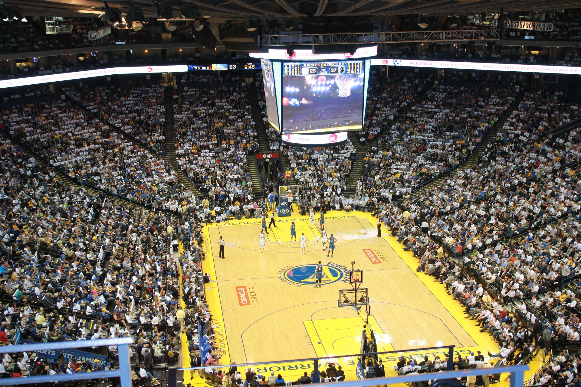 Ginásio Golden State Steve Tulevski – Pixabay Basquete
