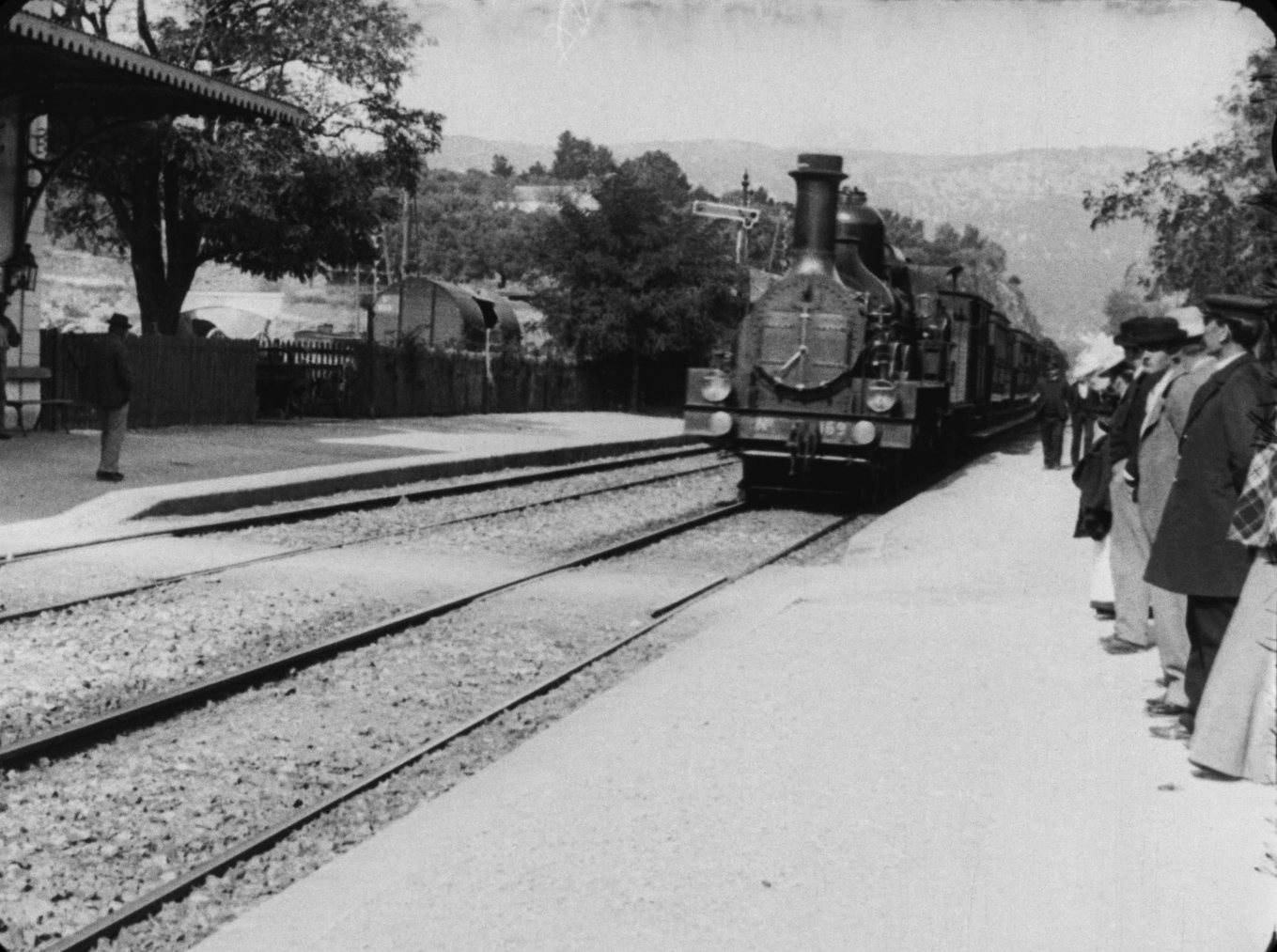 Chegada de um trem à estação La Ciotat © Institut Lumière