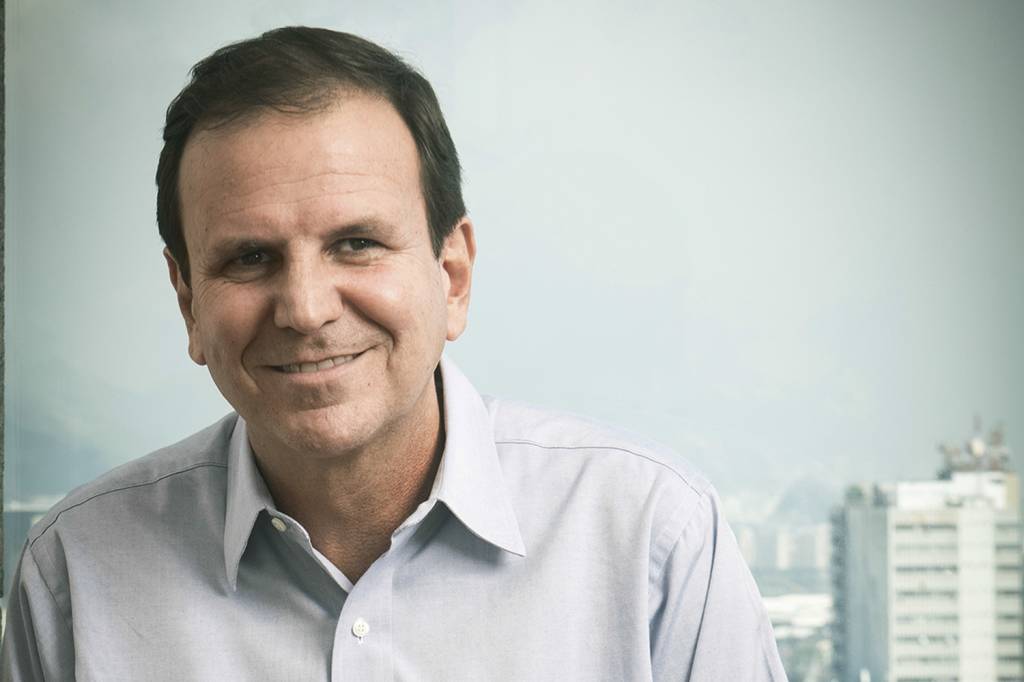 Imagem mostra o prefeito eleito do RIo de Janeiro, Eduardo Paes
