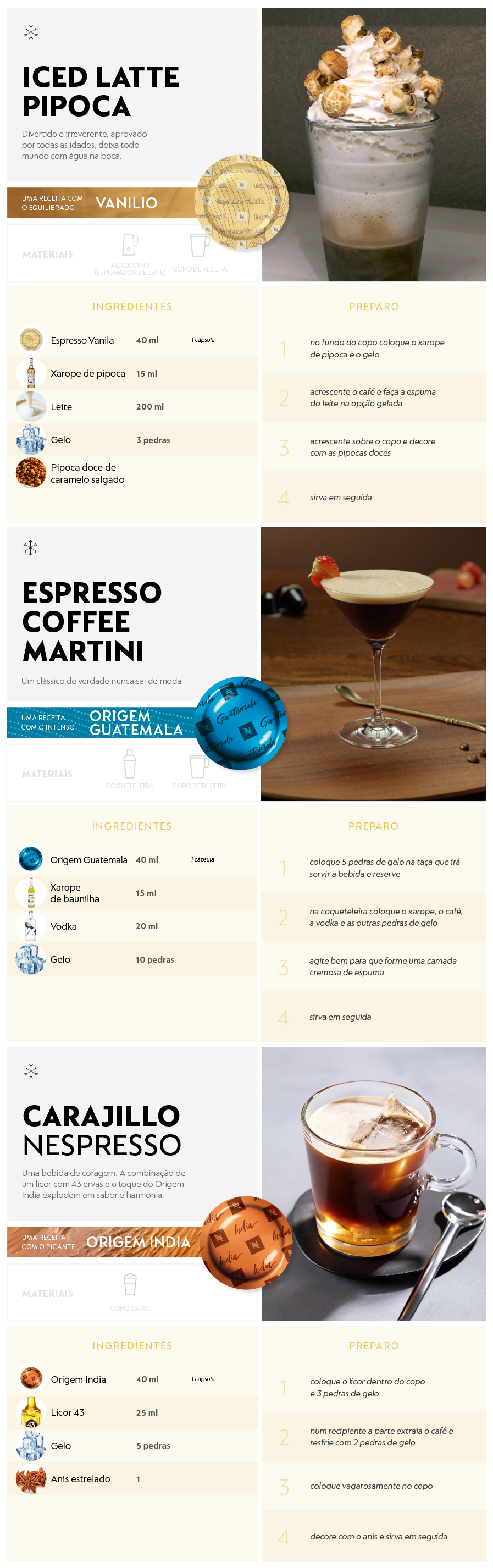 Receitas Nespresso Receitas Nespresso
