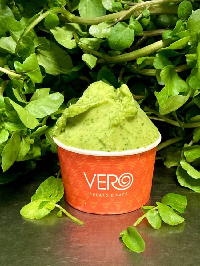 Gelato de Agrião – Vero – Crédito Divulgação (3) sorvete agrião