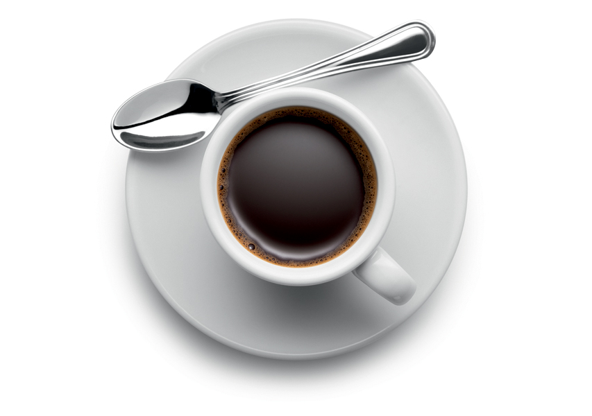 A imagem mostra uma xícara de café
