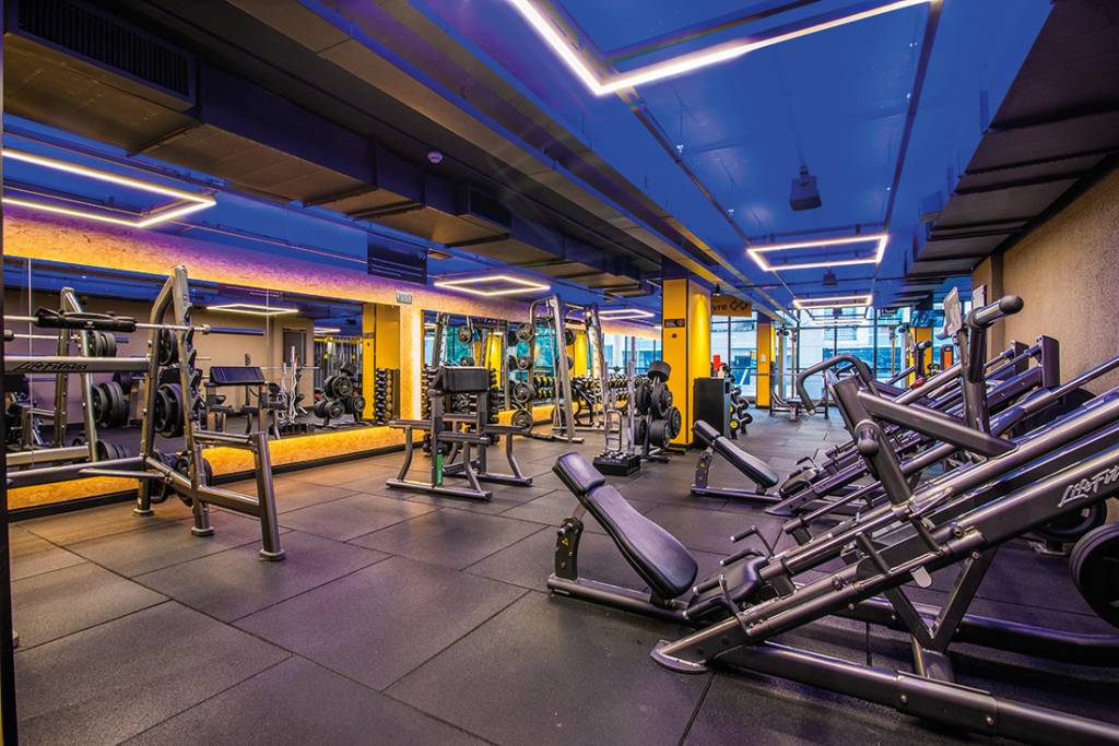 Sala de aparelhos da academia SmartFit