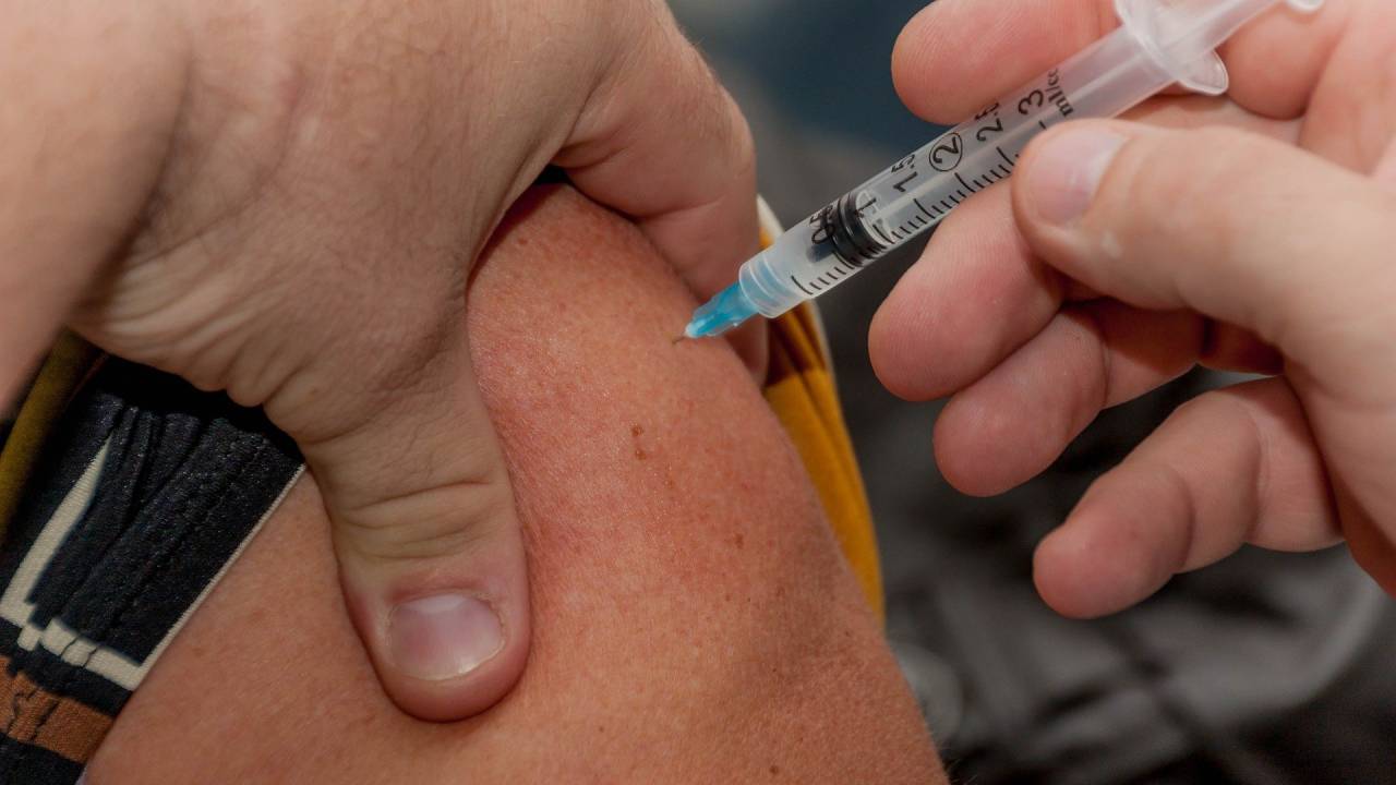 Aplicação da vacina