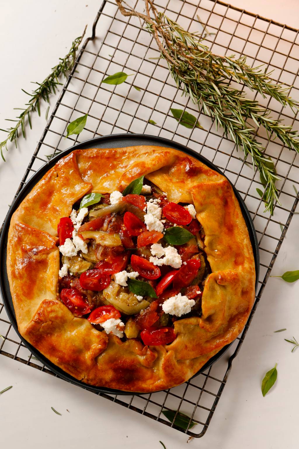 MP Tortas Boutique: galette de legumes à provençal