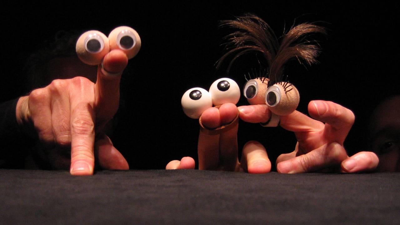 Marionetes com dedos