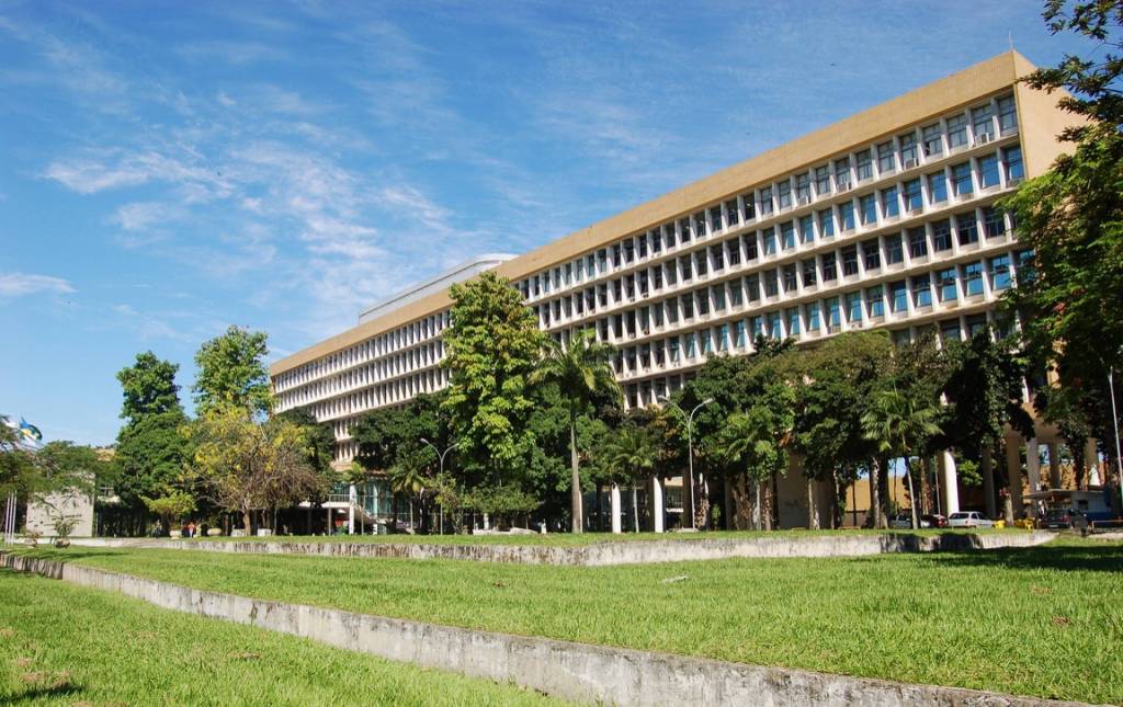 O prédio da Reitoria da Universidade Federal do Rio de Janeiro