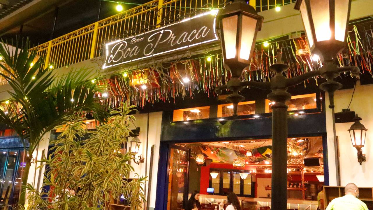 Boteco Boa Praça: a fachada da nova unidade, em Ipanema