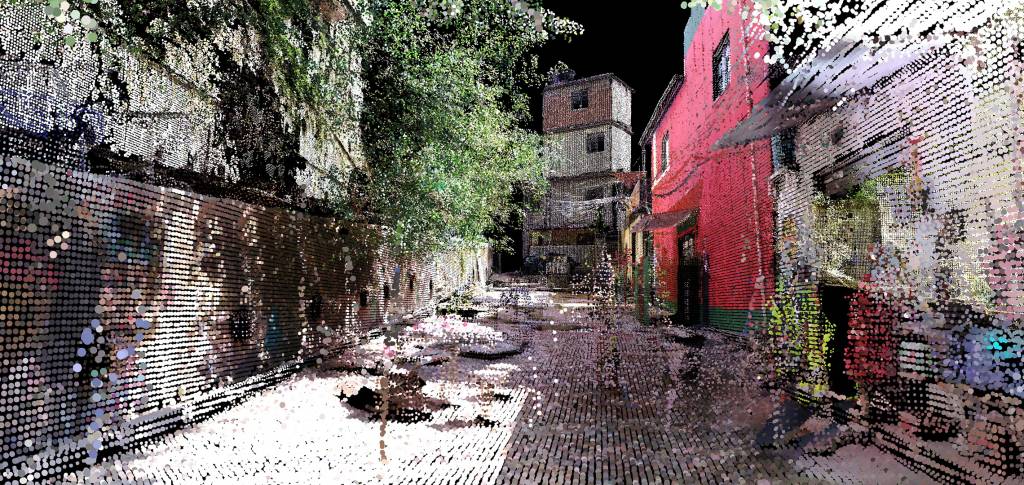 Mapa digital da favela da Rocinha