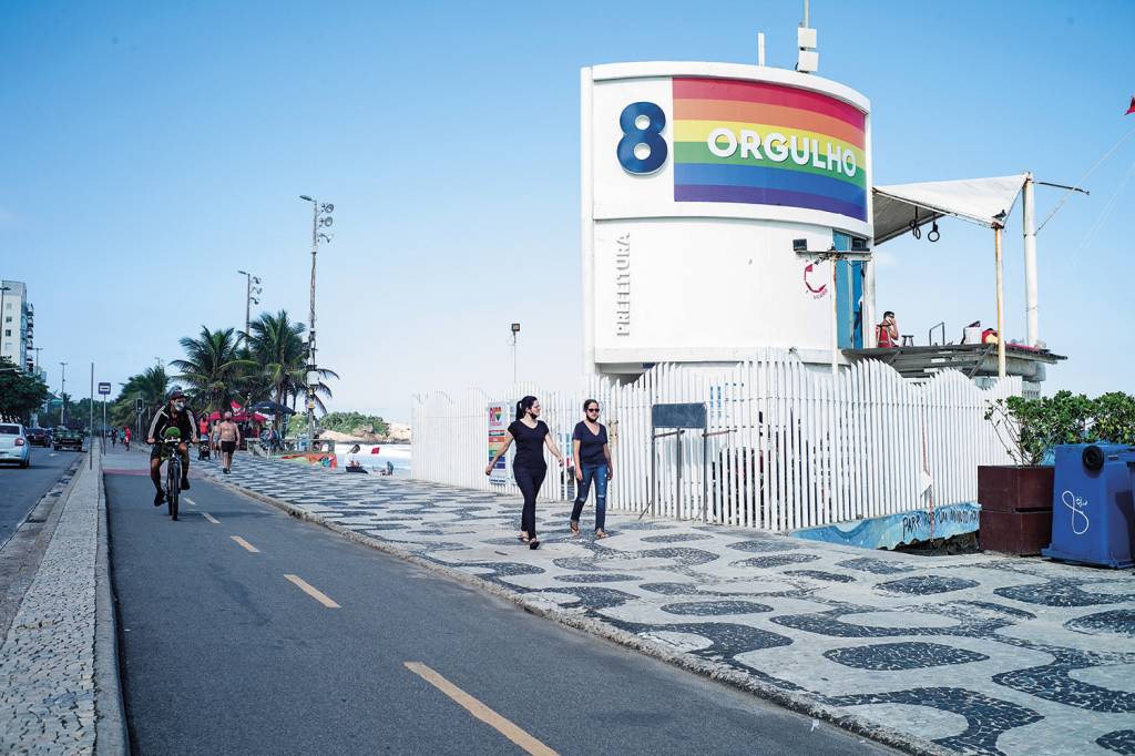 O arco-íris vai se espalhar pela cidade