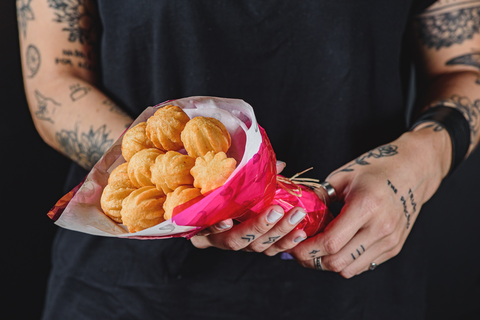 Chiu Vidal: Bouquet di pane al formaggio Suros