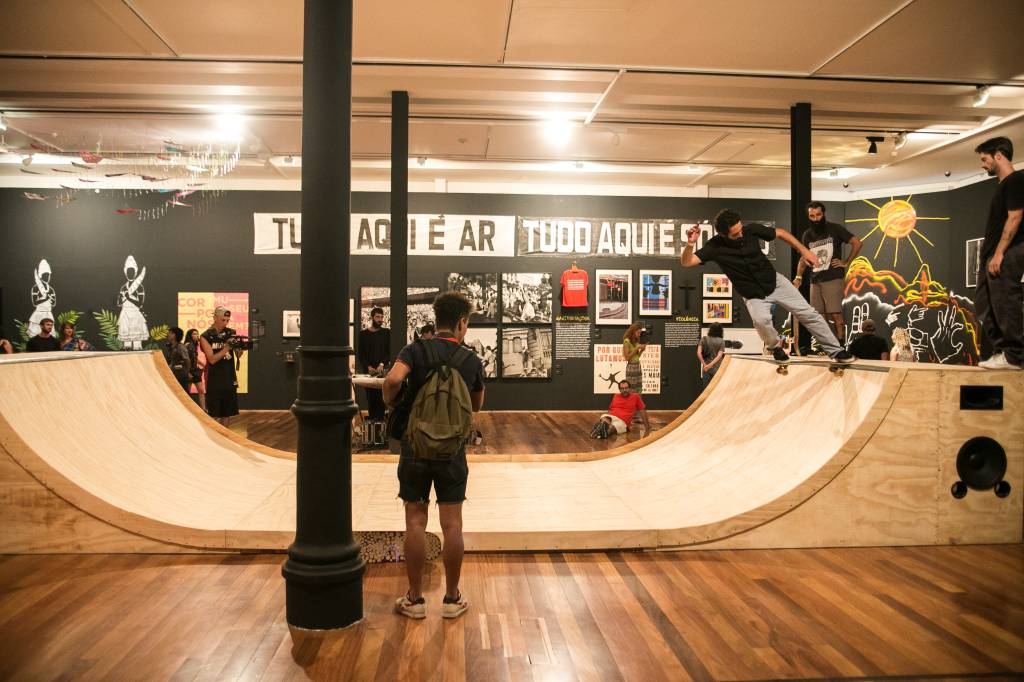Rampa de Skate no museu de arte do Rio