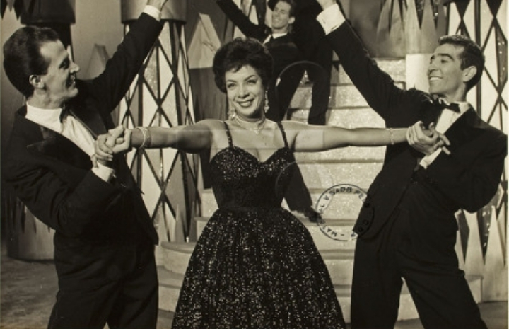 Elizeth Cardoso, em 1957, no filme "Espírito de Porco", um dos muitos musicais dos quais participou no cinema.