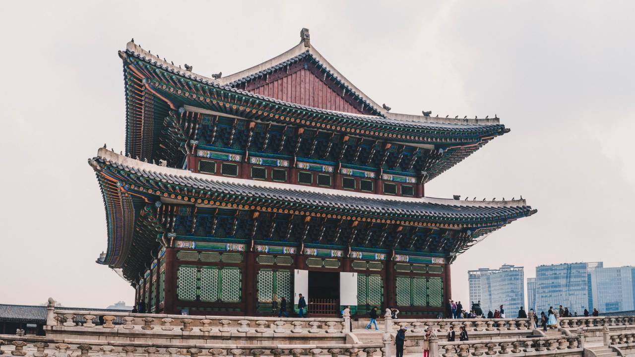 Templo na Coreia do Sul