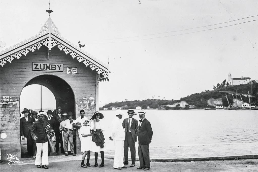 O portal do Zumby (hoje, Zumbi): o bairro na Ilha do Governador tem esse nome em referência a uma suposta assombração que andava por lá -