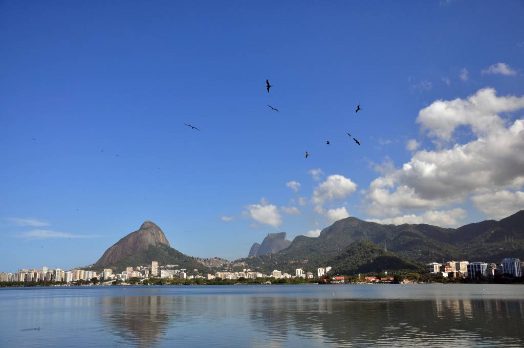 Foto mostra Lagoa Rodrigo de Freitas