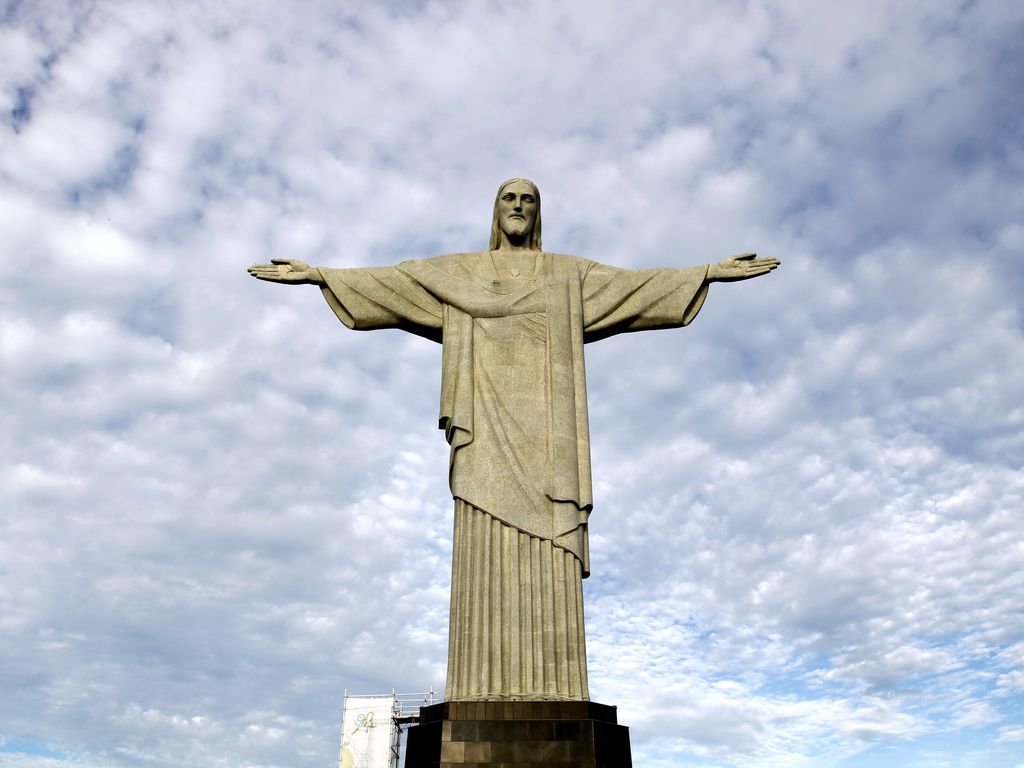 Foto mostra o Monumento do Cristo Redentor