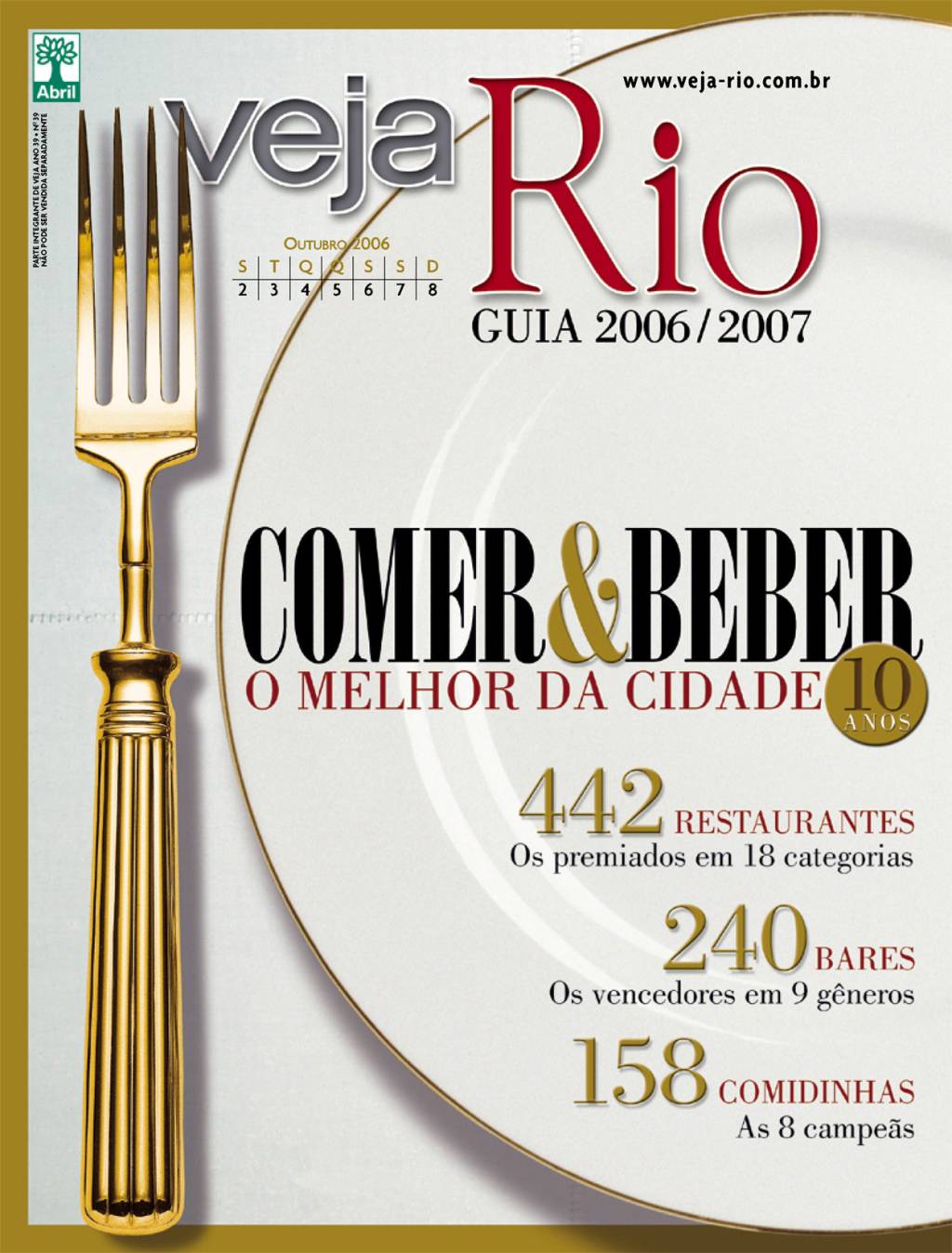 Capa da revista Veja Rio Especial O Melhor da Cidade, de 4 de outubro de 2006