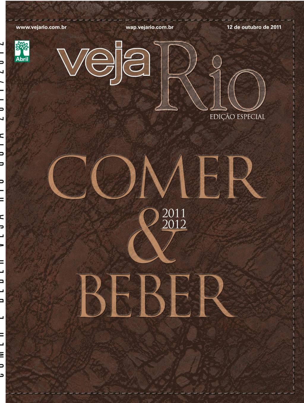 Capa da revista Veja Rio especial Comer e Beber, de 12 de outubro de 2011