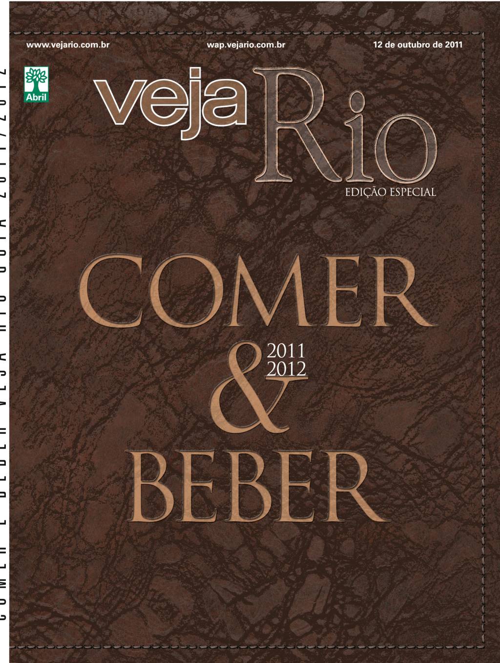 2011 Capa da revista Veja Rio especial Comer e Beber, de 12 de outubro de 2011