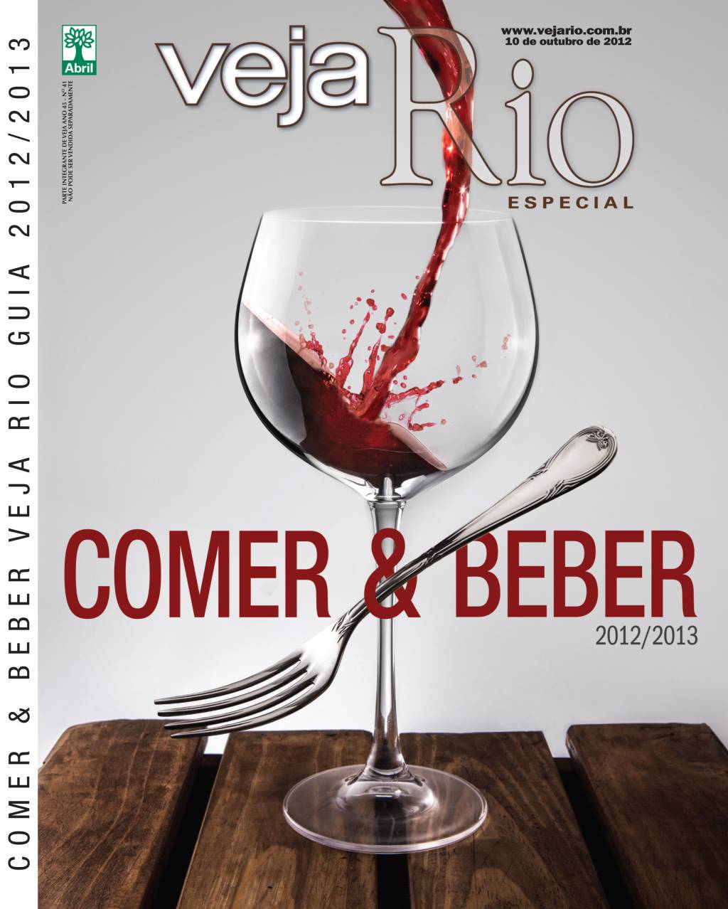 Capa da revista Veja Rio Comer e Beber, de 10 de outubro de 2012