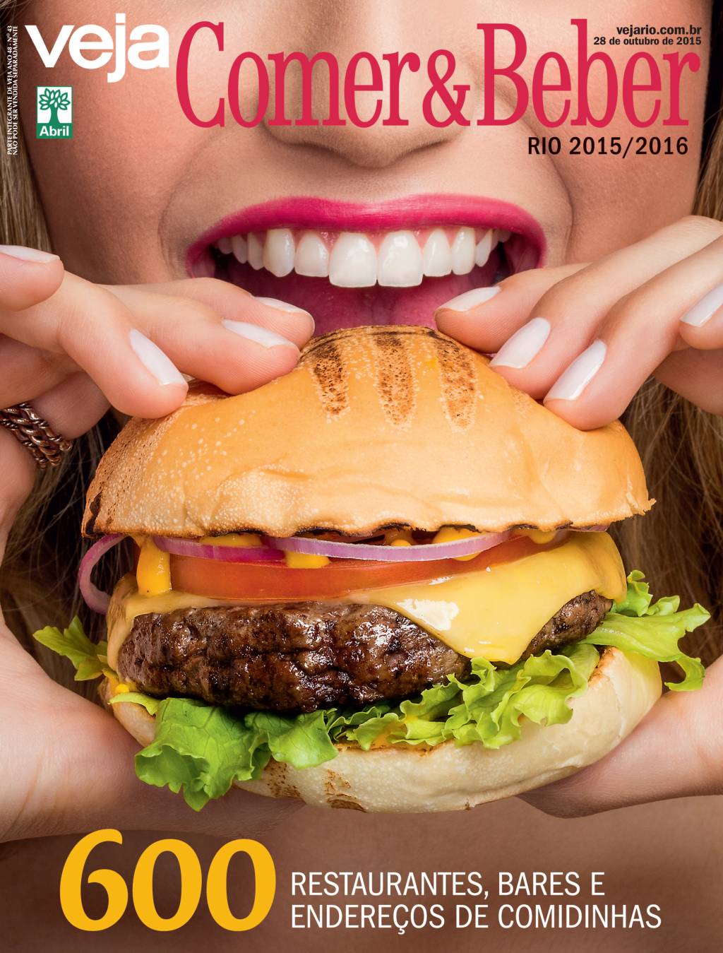 Capa da Revista Veja Rio Comer e Beber, de 28 de outubro de 2015