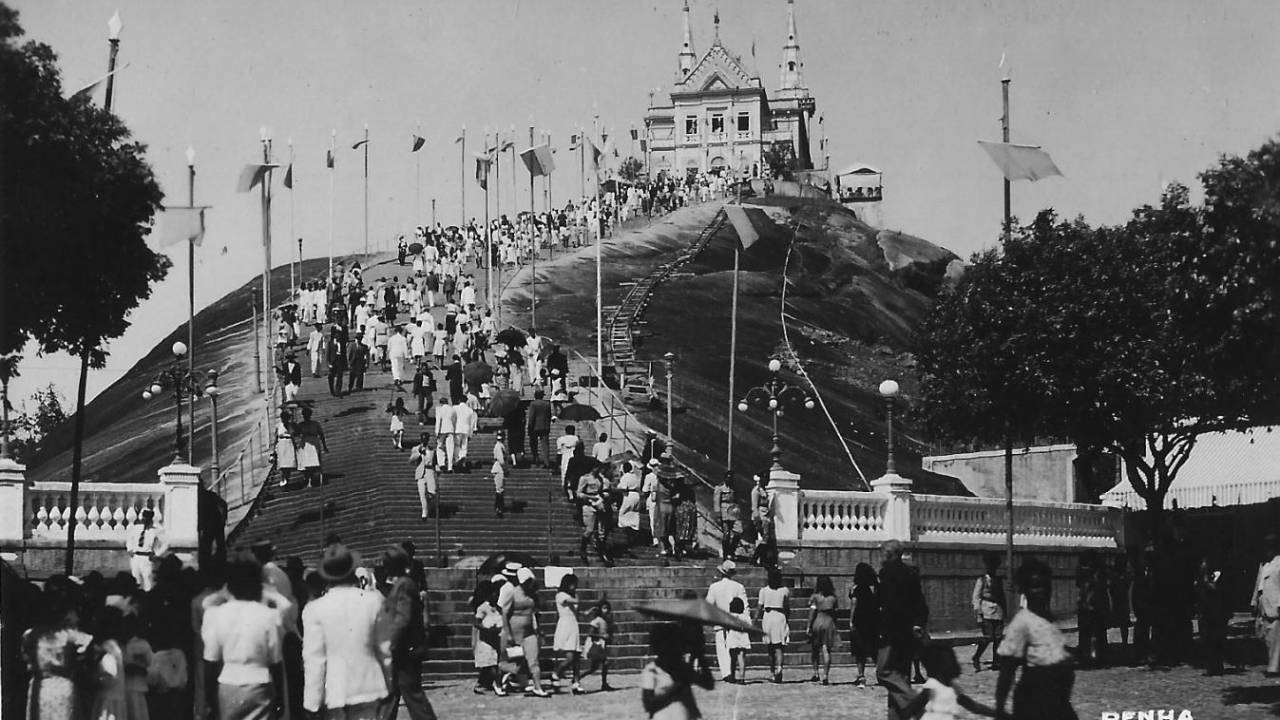 Foto de 1940 da Festa da Penha