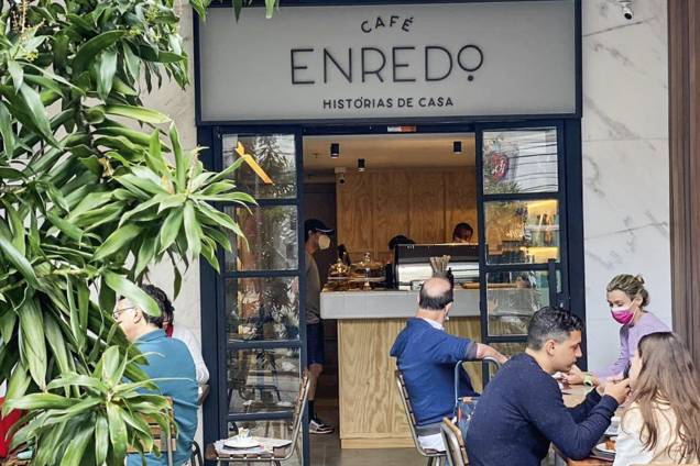 Café Enredo: dando o que falar Jardim Botânico -