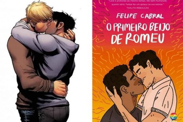livros com beijos gay