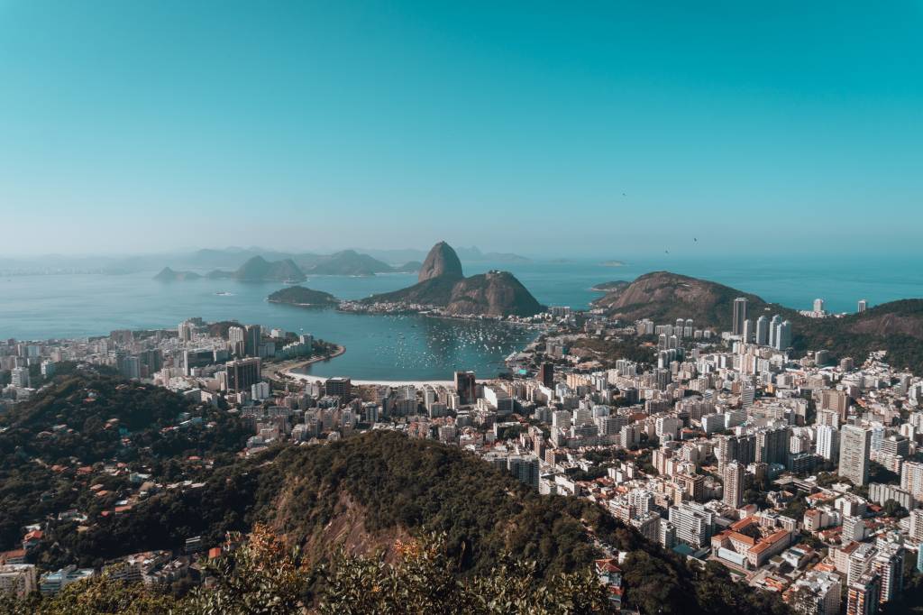Foto mostra vista do Rio de Janeiro