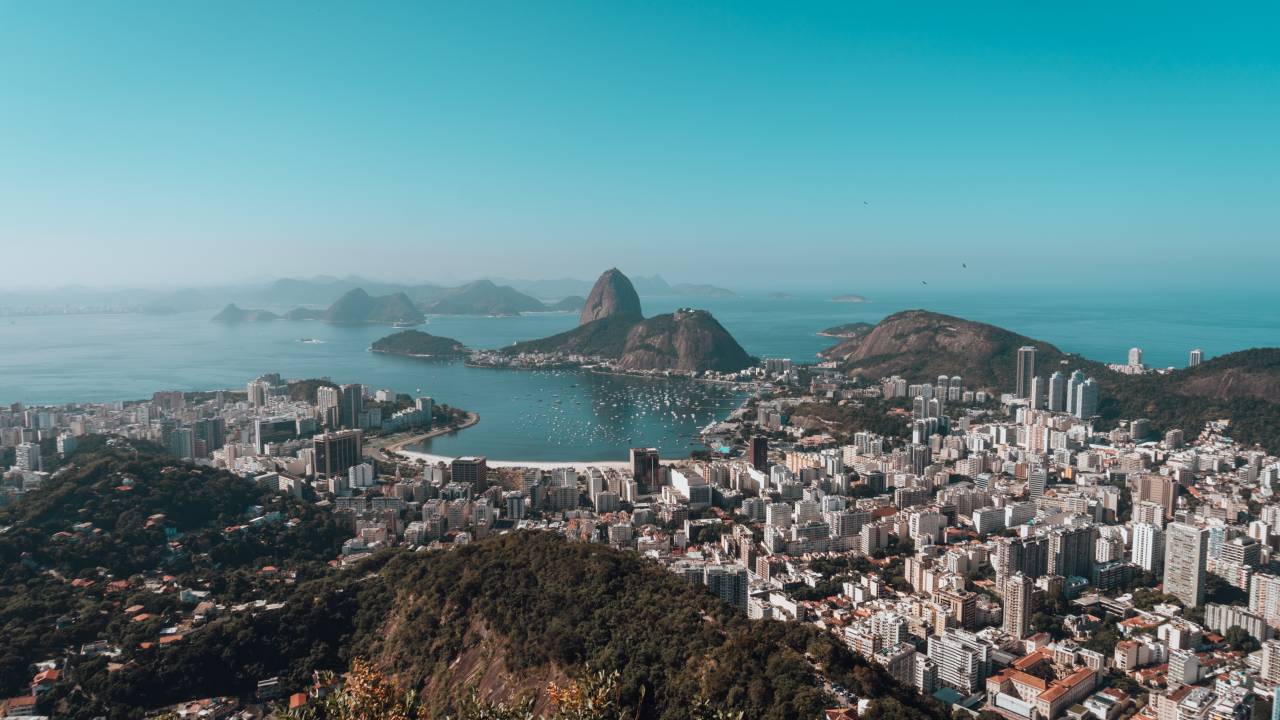 Foto mostra vista do Rio de Janeiro