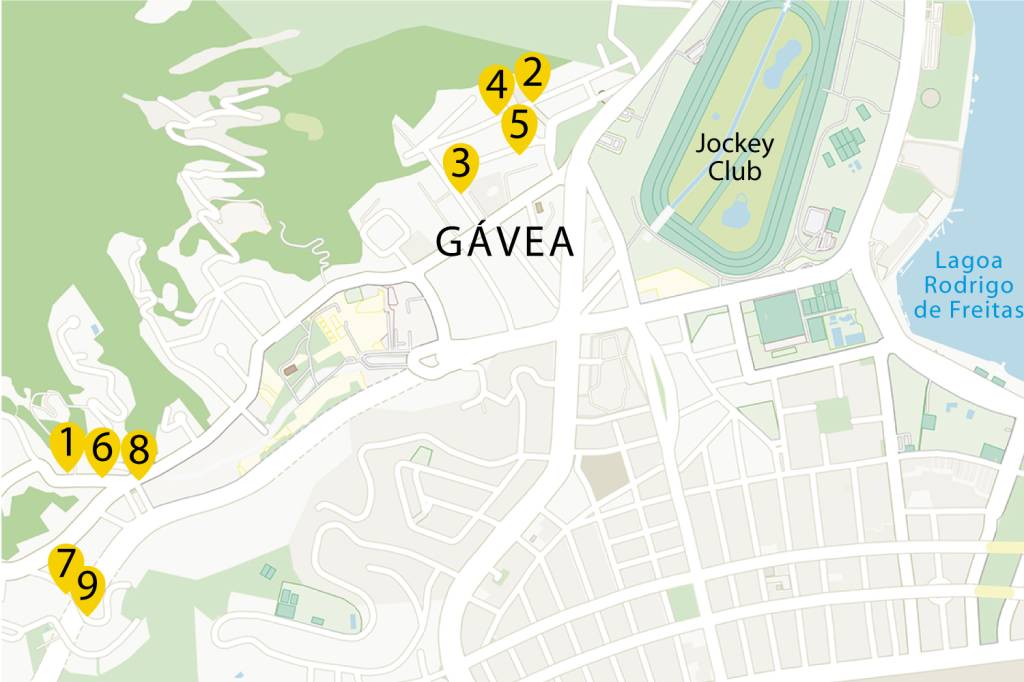 Mapa Gavea