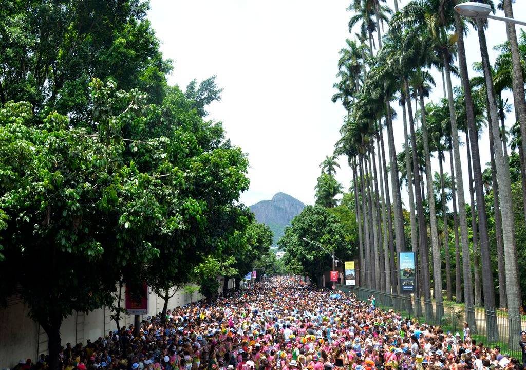 Rio de Janeiro – O bloco Me Esquece arrastou foliões no Jardim Botânico no Rio de Janeiro (Alexandre Macieira/Riotur)