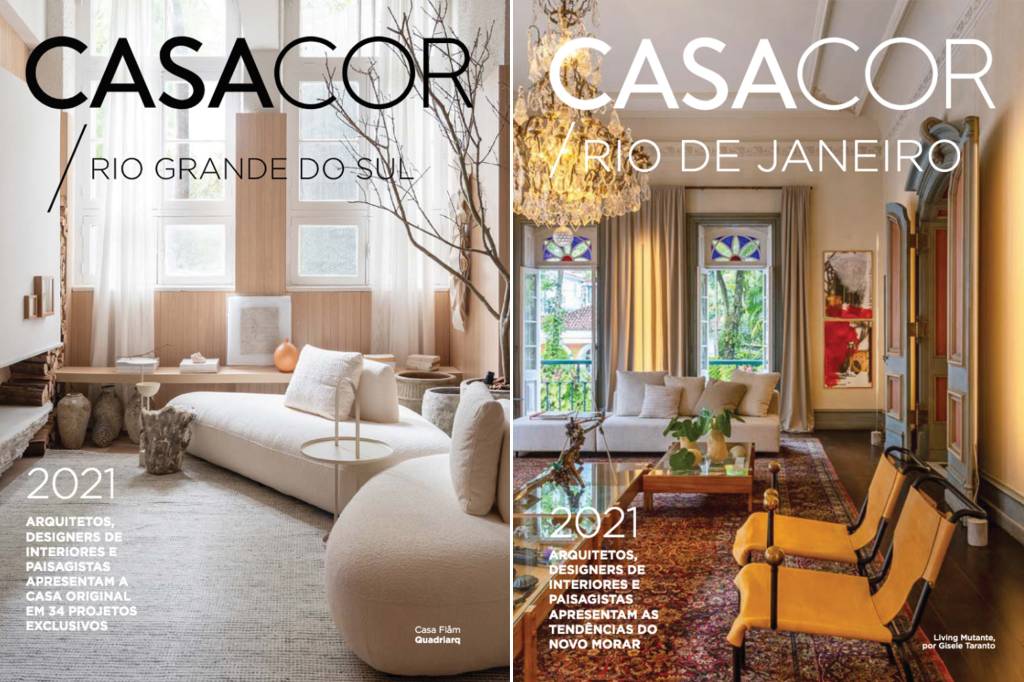 Capas-anuario Em segundo e terceiro lugar, ficaram a CASACOR Rio Grande do Sul e a CASACOR Rio de Janeiro.
