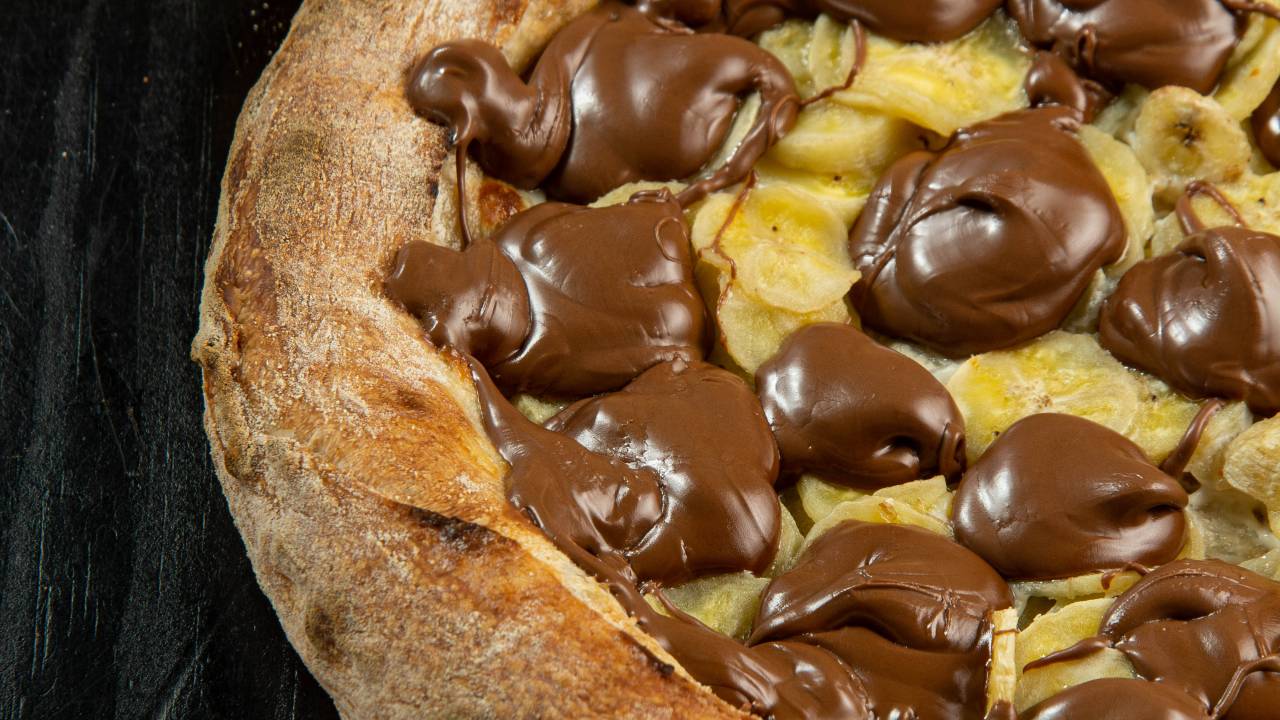 Ramiro Pizzas: redonda de Nutella com banana