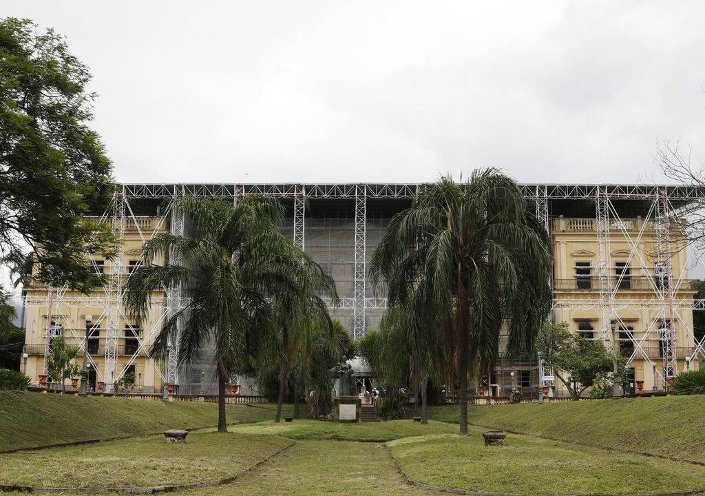 Foto mostra o Museu Nacional